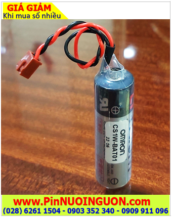 Omron CS1W-BAT01; Pin nuôi nguồn Omron CS1W-BAT01 lithium 3.6v A 2700mAh _Xuất xứ Nhật